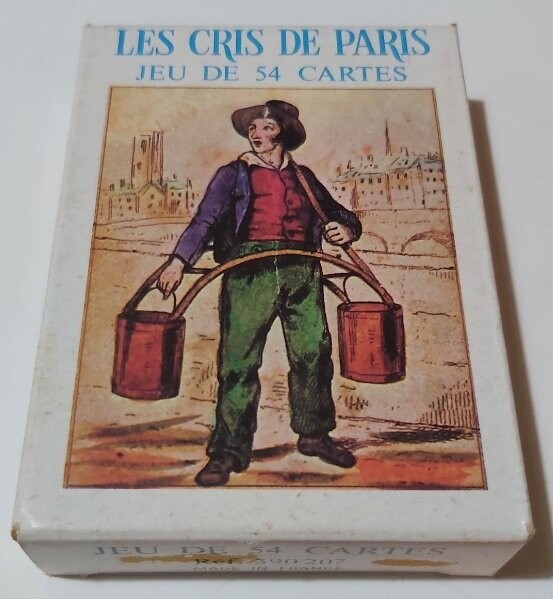 Mazzo Carte Poker Les Cris de Paris del 1800 Grimaud