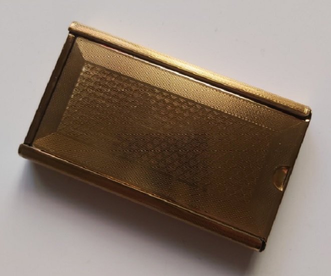 Spazzola Compatta Portatile da Viaggio da Borsetta Dorata Hair Brush
