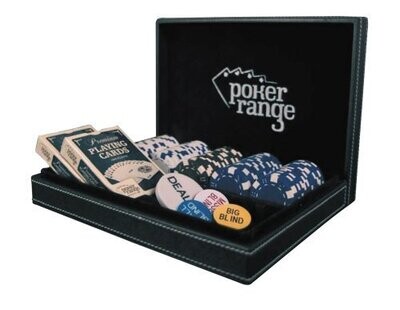 Set Valigetta Texas Hold'em Poker Premium Chip Set 100 Fiches Dice gr 14
