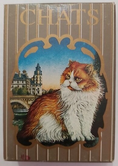 Carte da Poker Chats Gatti Heron De Luxe, da Collezione