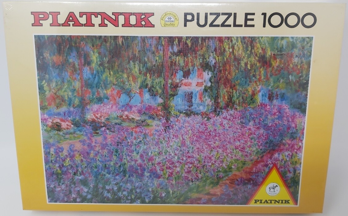 Puzzle Piatnik pezzi 1000 Claude Monet "Garden", Vintage