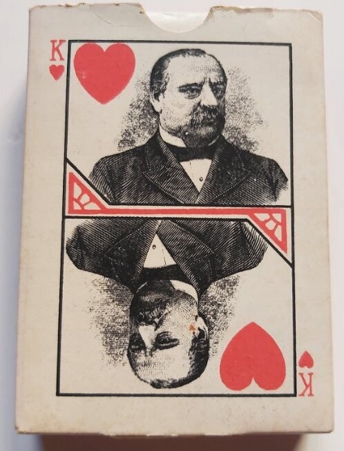 Mazzo di Carte Poker Compaign Deck of Playing Cards Presidential Campaign of 1888 Collezione
