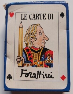 Mazzo Carte Poker Deck Playing Cards Le Carte di Forattini Caricature Politici 1993