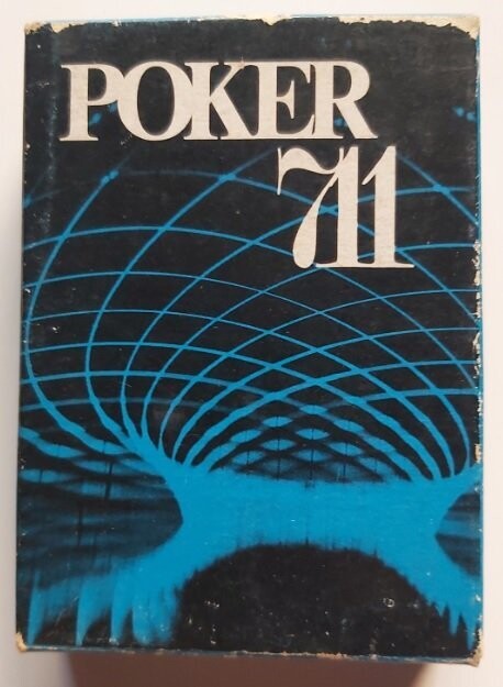 Mazzo di Carte Poker 711 Modiano Plastic Coated Deck of Playing Cards