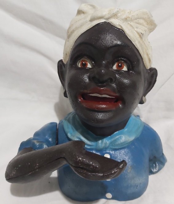 Salvadanaio Ghisa Meccanico Mechanical Bank Coin Box Saving Mammy