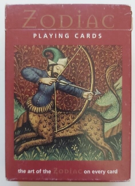 Mazzo Carte Zodiaco Segni Zodiacali Poker "The Art of Zodiac on Every Card" 1182