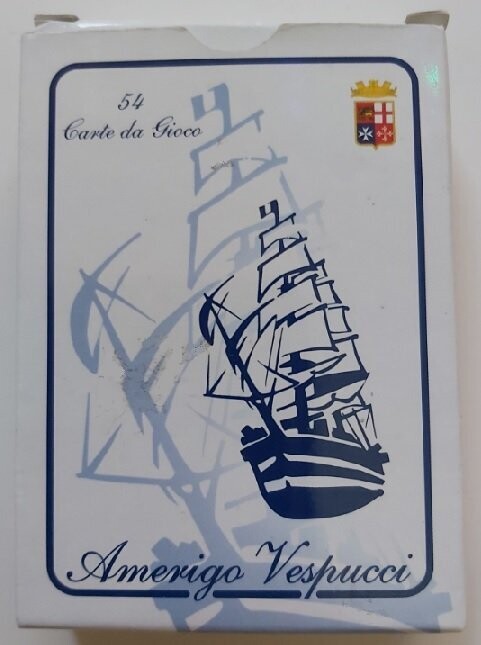 Mazzo di Carte Poker Marina Militare Amerigo Vespucci (back Blue)