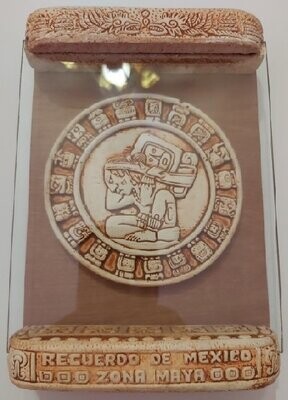 Ricordo Souvenir 1988 Mexico Messico Ruota del Calendario Maya Haab 140226