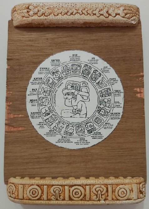 Ricordo Souvenir 1988 Mexico Messico Ruota del Calendario Maya Haab 140226