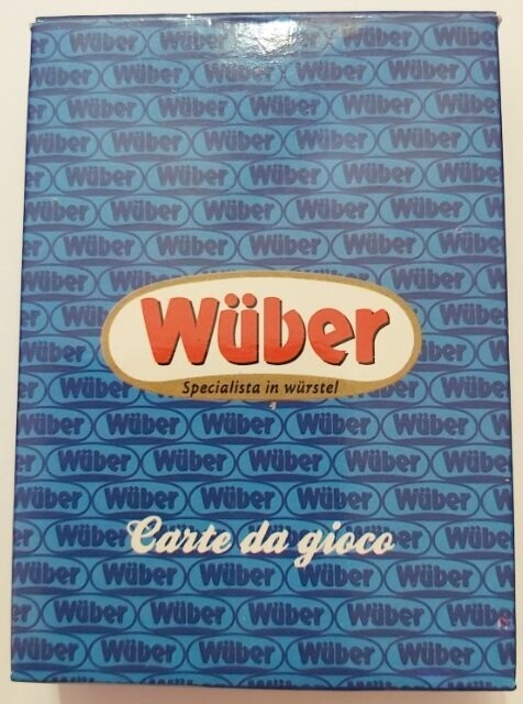 Mazzo di Carte Poker Wuber Pubblicitarie Carte da Gioco Collezione