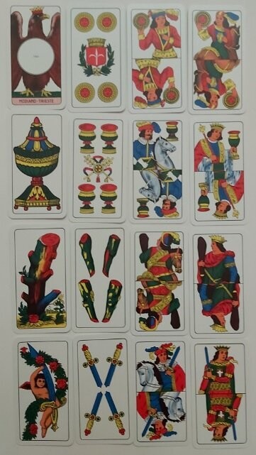 Mazzo Carte Gioco Regionali Piacentine Pubblicitarie TIM Modiano 1995