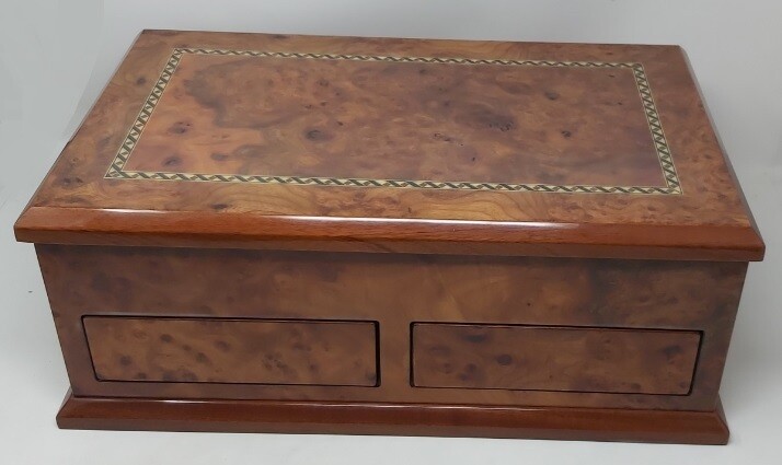 Cofanetto Scatola da Gioco Fiches Carte Poker Domino Dadi Dal Negro C5 CHIC Anno 2002