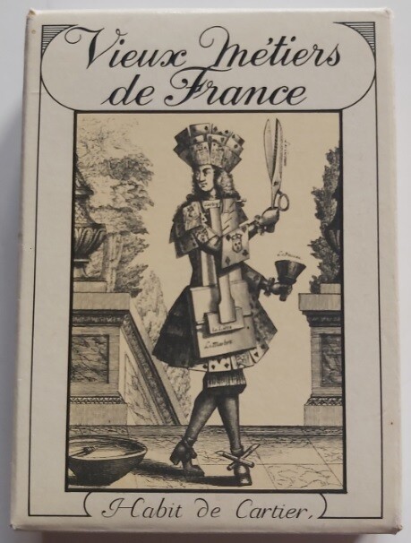 Mazzo Carte Gioco Poker Vieux Métiers de France XVII° Siècle Grimaud 1993 Collezione