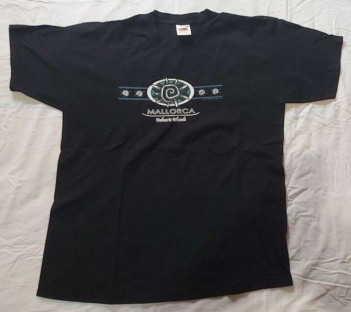 Maglietta T-Shirt XL Souvenir Mallorca Balearic Islands Fruit of the Loom