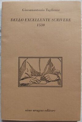 Libro Dello Excellente Scrivere 1530 Giovanantonio Tagliente Vintage