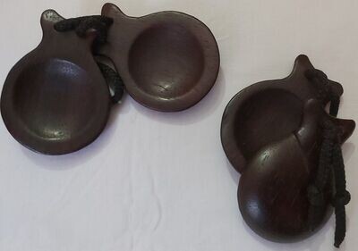 Nacchere Legno Spagnole Originali Las Castanuelas José Tarregà Peirò Made in Spain Spanish Castanets