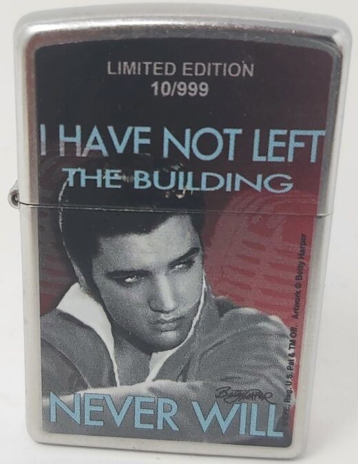 Accendino Zippo Collezione Elvis I Have Not Left the Building Limited  Edition n 10/999