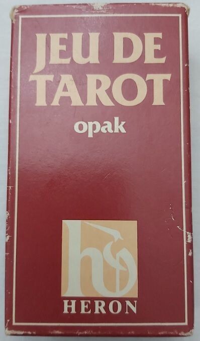 Mazzo di Carte Jeu de Tarot Opak Heron carte 78+2
