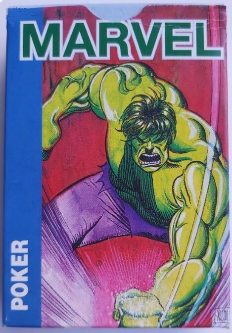 Mazzo di Carte da Gioco Poker Marvel Albo + Carte Torino 1995