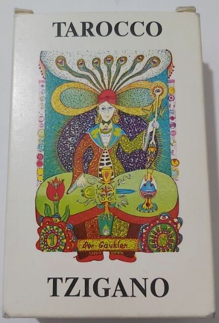 Mazzo di Carte Tarocchi Tarocco Gitano Tzigano Zigeuner Gipsy Tarot Zingari AGM AGMuller 1982