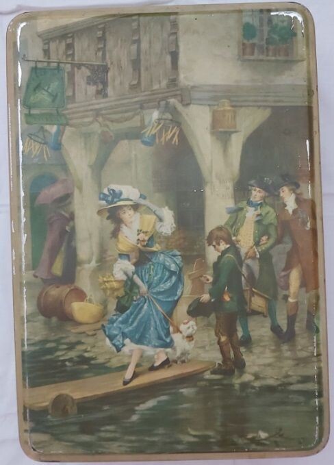 Scatola di Latta Tin Box Dolcezze Lazzaroni “LA NOBILDONNA” Vintage Rara