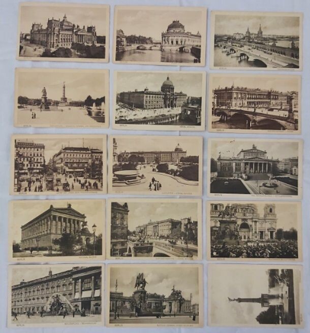 Serie Set 15 Cartoline Cartolina Postale Berlino Non Viaggiate BERLIN Inizi del ‘900