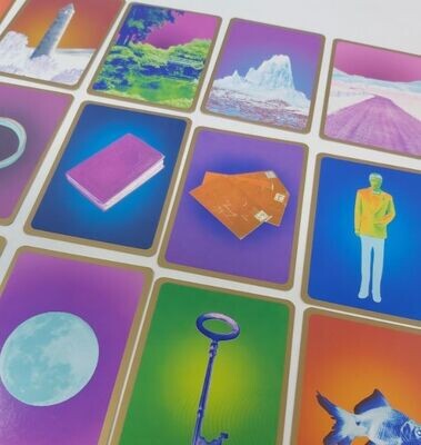 Cofanetto Libro + Mazzo Tarocchi Cartomanzia Titania's Fortune Cards (lingua inglese) Anno 2000