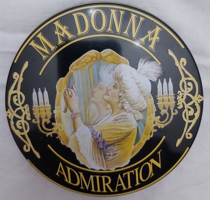 CD Musicale Madonna Admiration Custodia Tonda Latta Tin Box 1993