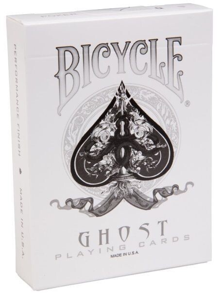 Mazzo Carte Poker Playing Cards Deck Bicycle Ghost White