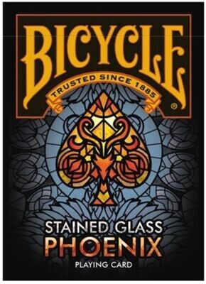 Mazzo Carte Poker Playing Cards Deck Bicycle Stained Glass Phoenix Edition