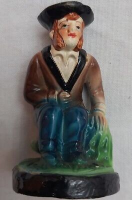 Caganer Pupazzo Presepe Statuina Dipinta a Mano da Collezione Contadino Catalano