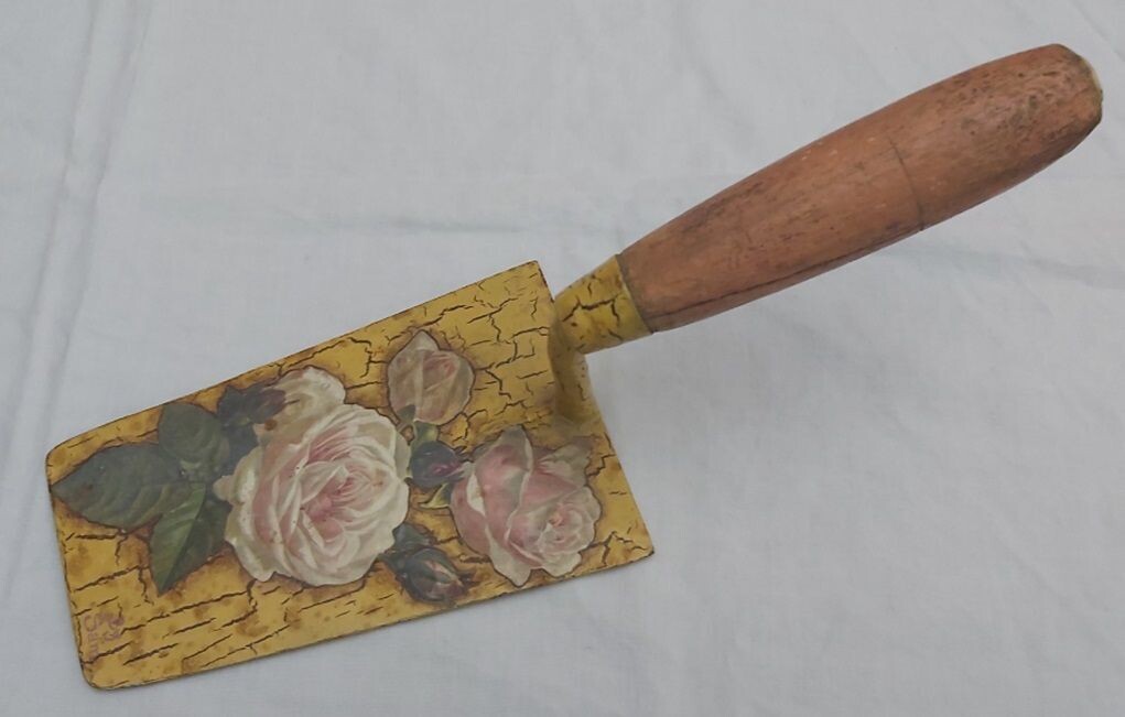Cazzuola Artistica Dipinta a Mano By Sam Tre Rose Decoupage