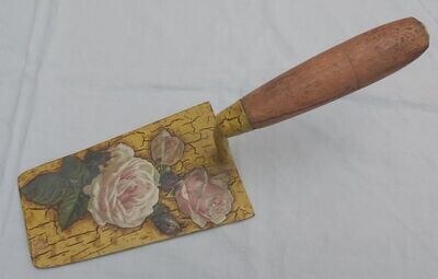Cazzuola Artistica Dipinta a Mano By Sam Tre Rose Decoupage