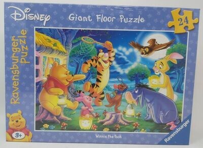 Giant Floor Puzzle Ravensburger pezzi 24 Disney "Winnie the Pooh a Caccia di Lucciole" 2006