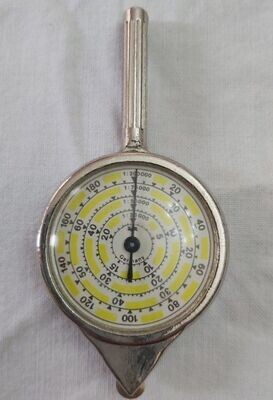 Antico Strumento Geografico Curvimetro Misuratore Distanze Mappe e Cartine Made in Germany