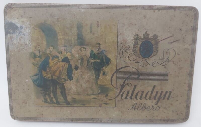 Scatola Latta Tabacco Paladijn Albero Sigaren Tin Box Vintage