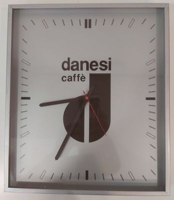 Orologio da Muro Parete Pubblicitario Caffè Danesi Roma Vintage