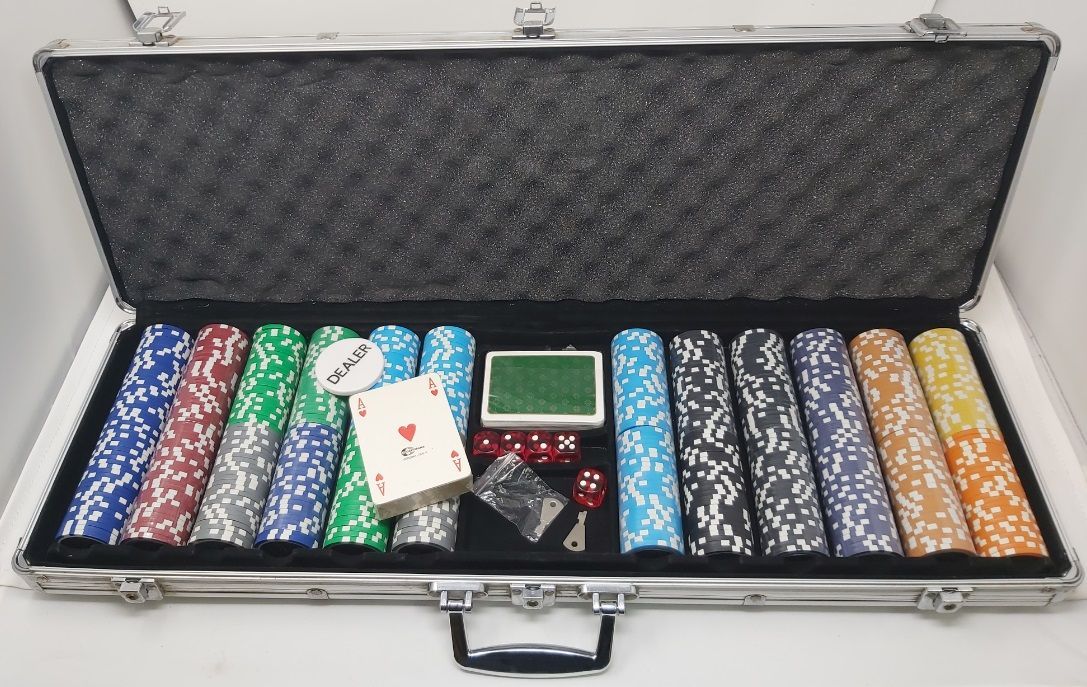 Valigetta Case Silver Aluminium Alluminio Set Poker 600 Fiches The Ultimate Poker Chip Clay