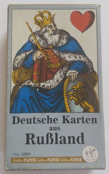 Mazzo Carte Gioco Poker Deutsche Karten Aus Rubland Russland Piatnik n 2869