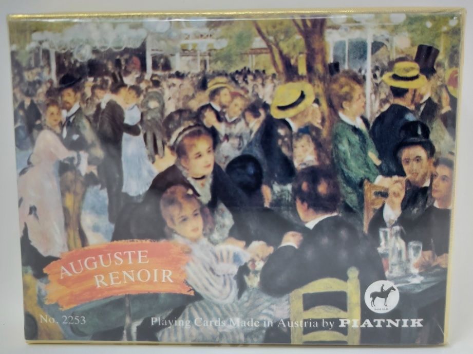 Mazzo Carte Ramino Piatnik Auguste Renoir Bal au Moulin de la Galette 2253