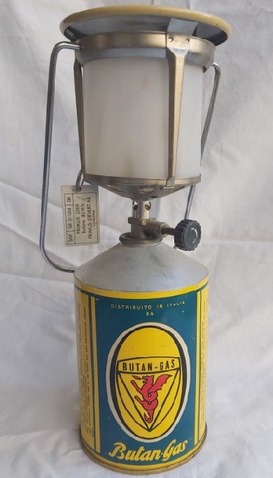 Fornello Latta Lampada Sievert Primus Butan Gas Vintage