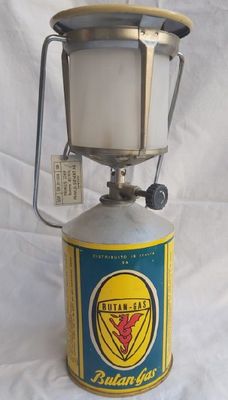 Fornello Latta Lampada Sievert Primus Butan Gas Vintage