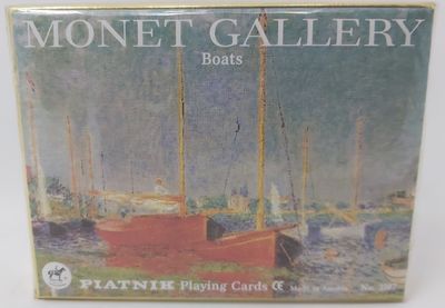 Mazzo Carte Ramino Piatnik Monet Gallery Boats 210747 Bridge Rummy Canasta