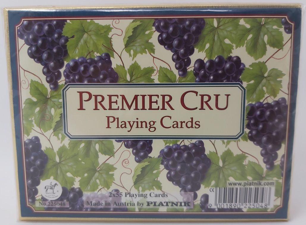 Mazzo Carte Ramino Piatnik Premier Cru 225048 Bridge Rummy Canasta Vintage