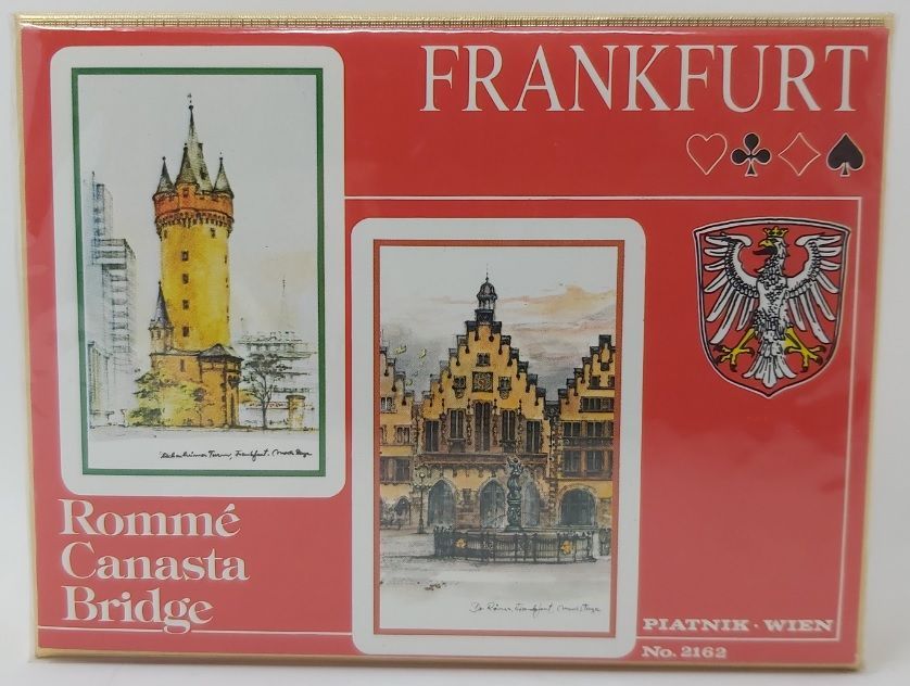 Mazzo Carte Ramino Piatnik Frankfurt 2162 Bridge Rummy Canasta
