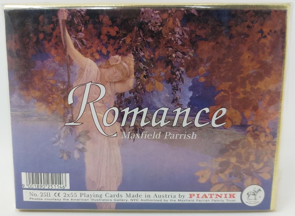 Mazzo Carte Ramino Piatnik Romance Maxfield Parrish 2511 Bridge Rummy Canasta