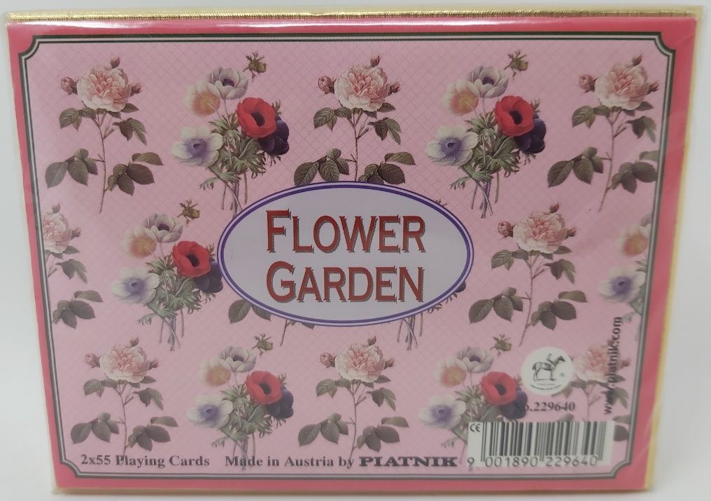 Mazzo Carte Ramino Piatnik Flower Garden 229640 Bridge Rummy Canasta