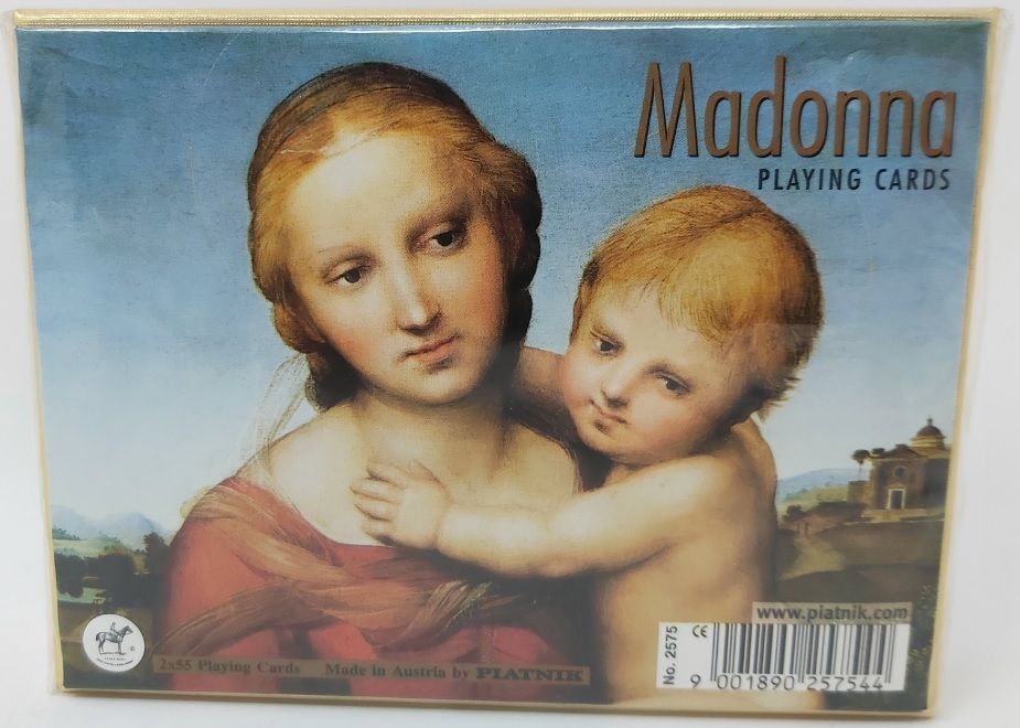 Mazzo Carte Ramino Piatnik Madonna 2575 Bridge Rummy Canasta