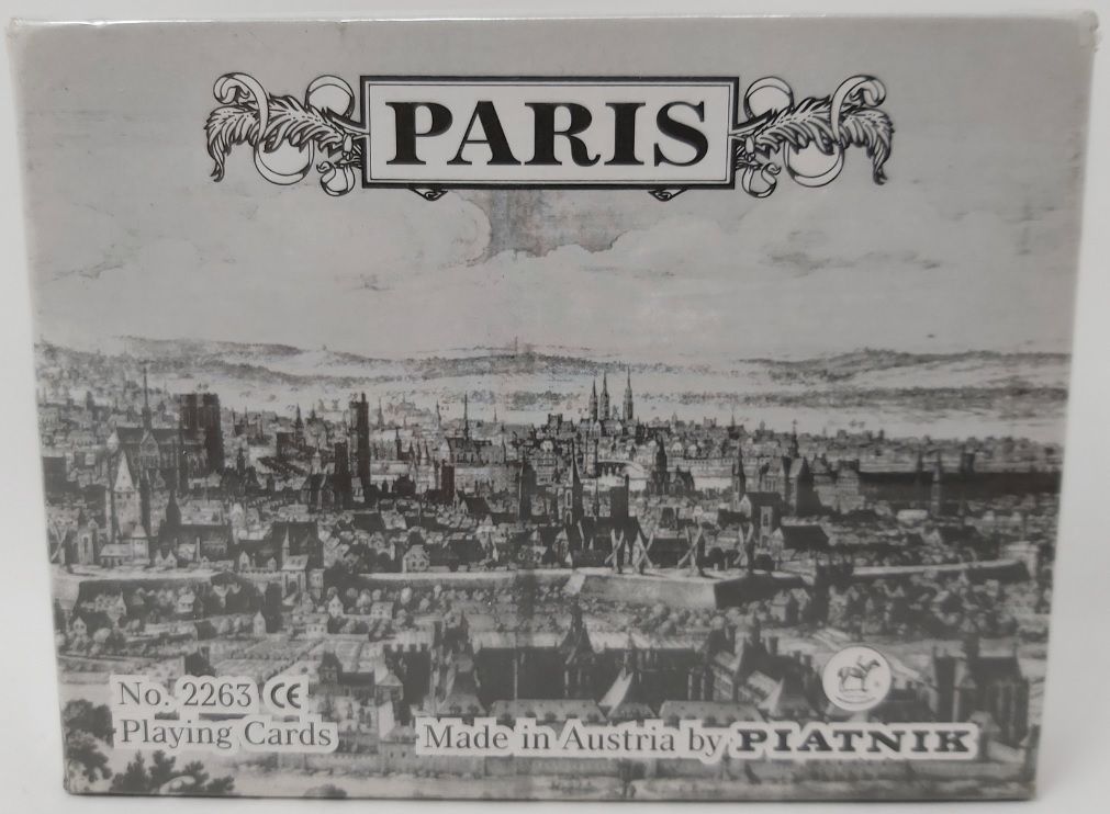 Mazzo Carte Ramino Piatnik Paris City View 2263 Bridge Rummy Canasta
