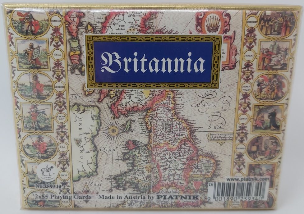 Mazzo Carte Ramino Piatnik Britannia 259340 Bridge Rummy Canasta